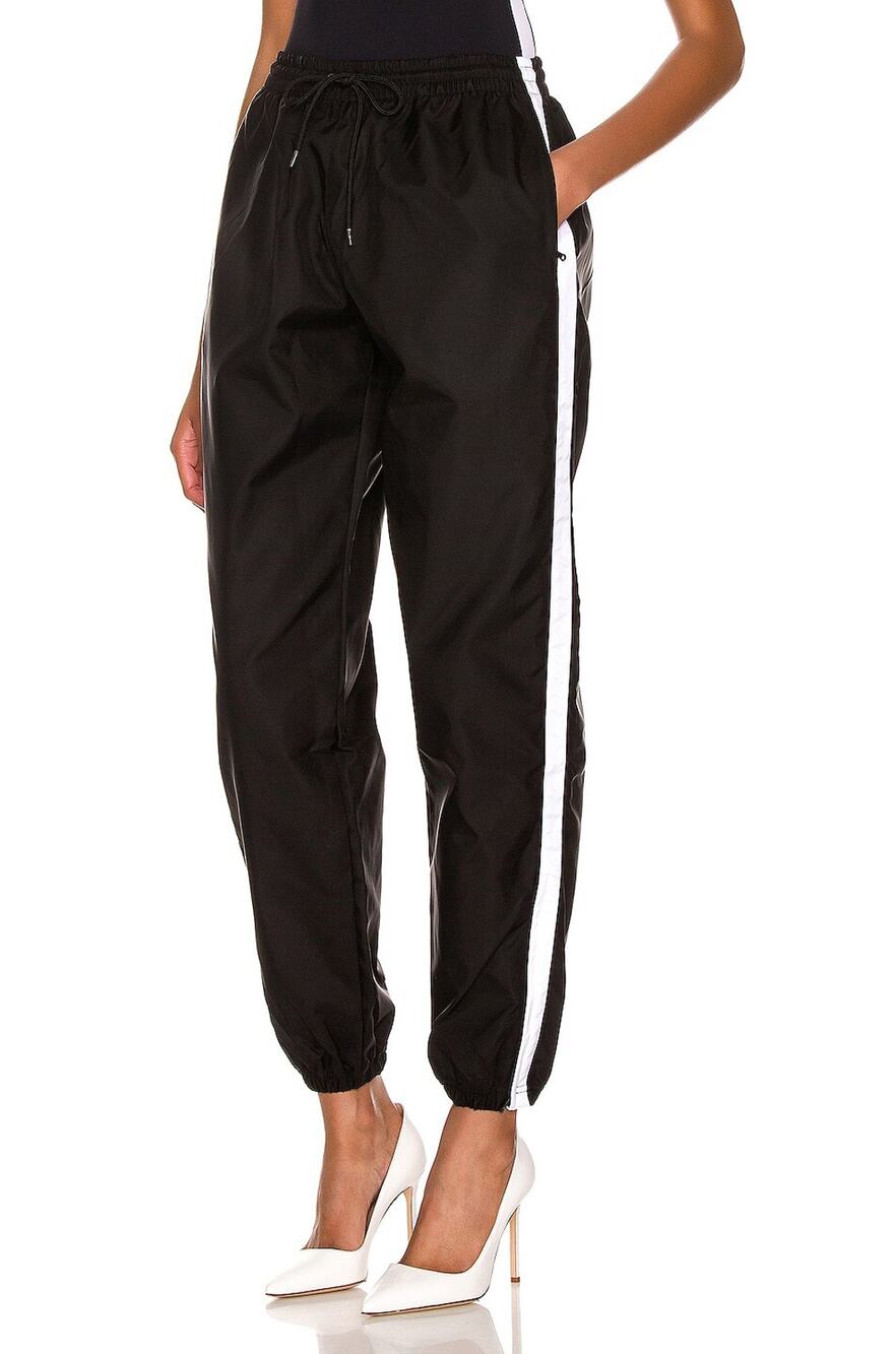 Wardrobe Nyc Sleek Black And White Spray Track Pants Size XXS
